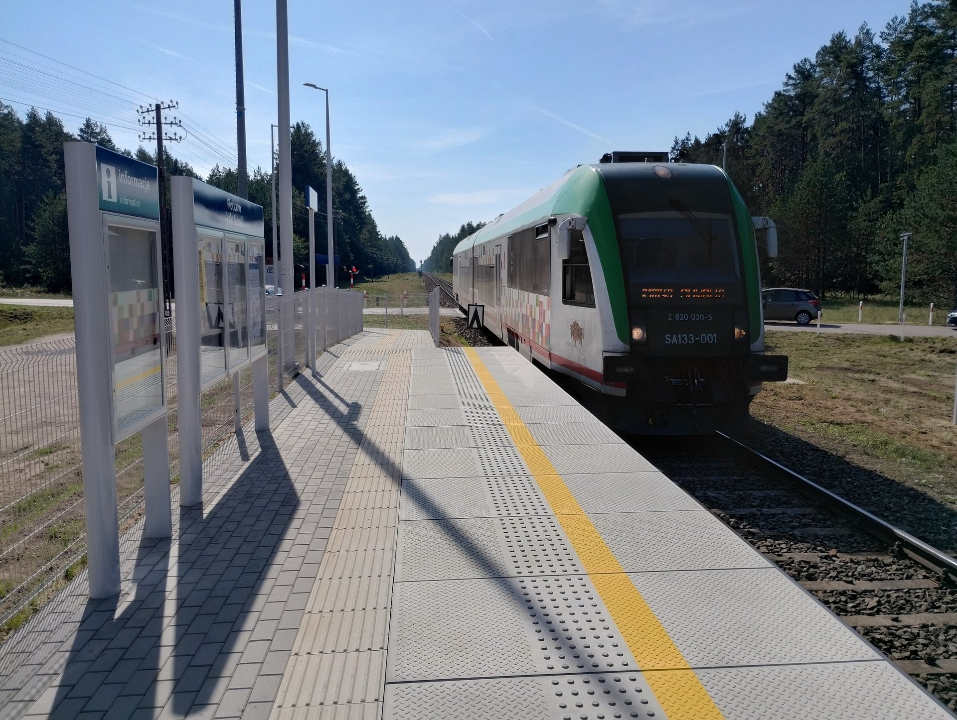 Przystanek kolejowy w Płocicznie po modernizacji Wiadomości Suwałki